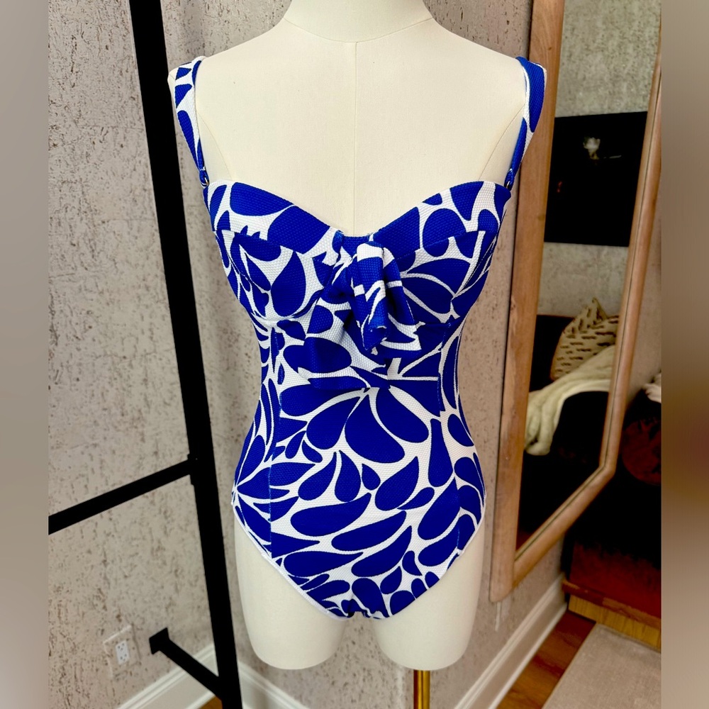 Alexandra Miro size small blue swimsuit. Brand new with the tags